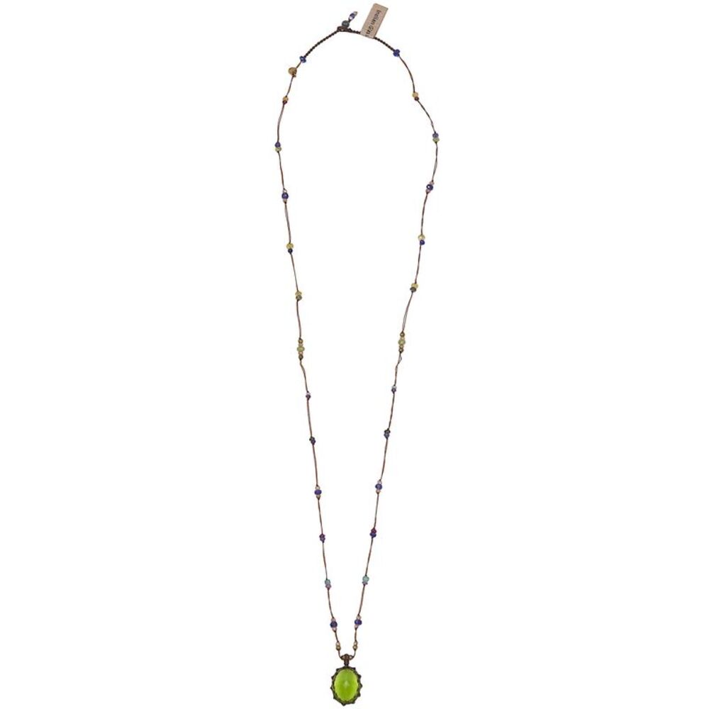 Sharing Women Long "Tibetan V" Pendant Necklace